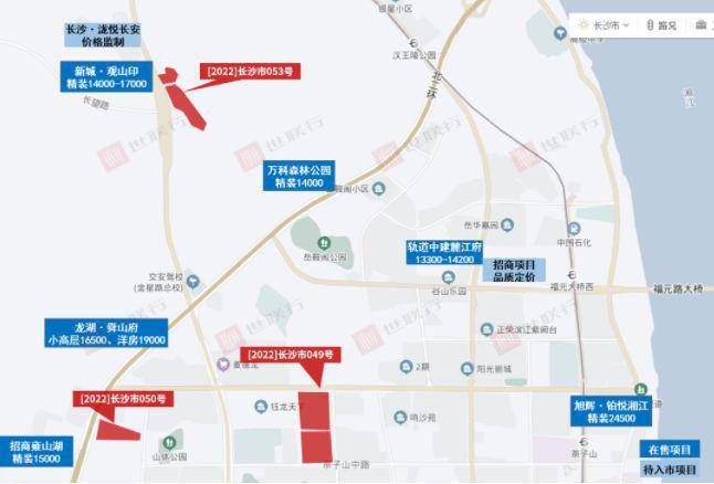 2022长沙第二批集中供地 30轮竞价永州嘉信溢价摘得观沙岭商住地