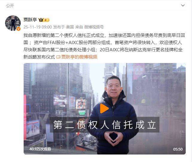 贾跃亭IP公司开设店铺，一件夹克定价799元！客服回应贾跃亭是否会直播带货，他曾发声加速偿还国内担保债务......