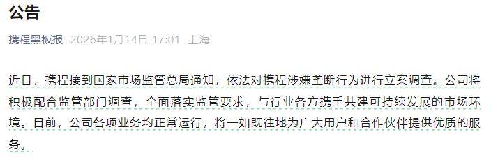 立案调查引爆千亿市值蒸发，携程的“垄断”之困丨大象财富